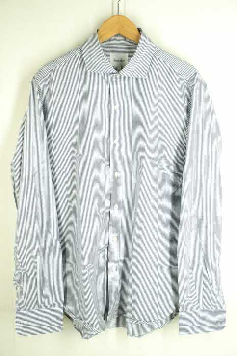 Steven Alan （スティーブンアラン） ストライプ柄シャツ ホリゾンタルカラー メンズ トップス