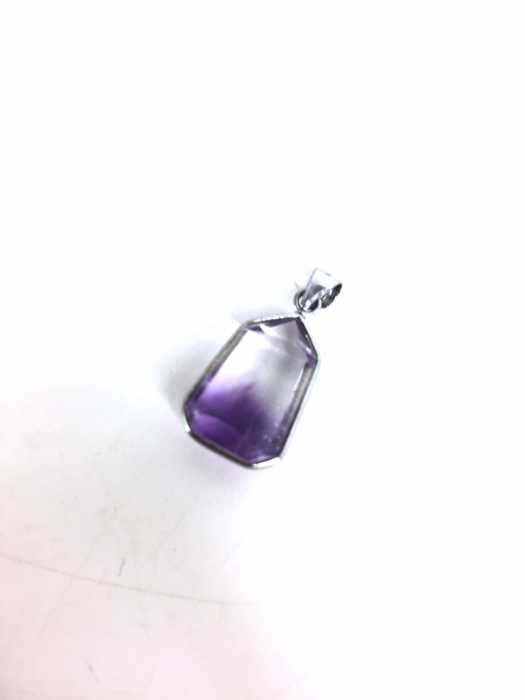 USED古着  （ユーズドフルギ） 天然石ペンダント アメジスト ファントム SV925 レディース アクセサリー