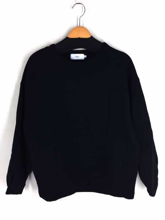 AZUL by moussy (アズールバイマウジー) 19SS PANEL SWEAT TUNIC クルーネックスウェット レディース トップス