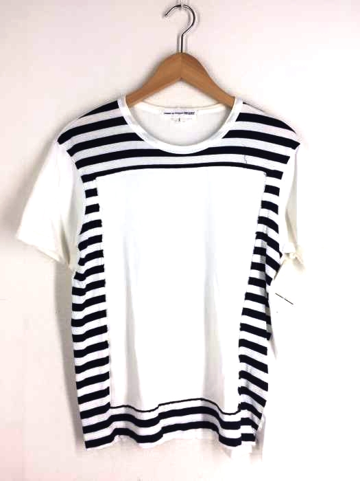 COMME des GARCONS SHIRT(コムデギャルソンシャツ) 切替ボーダークルーネックTシャツ メンズ トップス