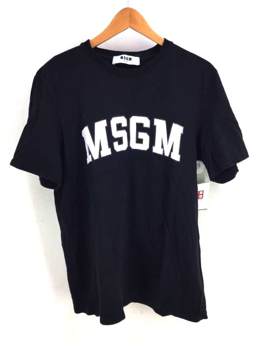 MSGM(エムエスジーエム) LOGO COLLEGE T-SHIRT ロゴカレッジTシャツ メンズ トップス