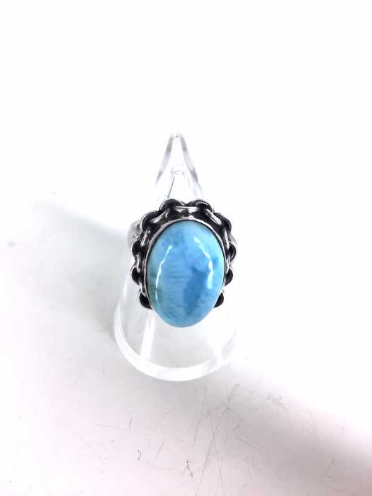 USED古着  （ユーズドフルギ） 天然石リング ラリマー SV925 レディース アクセサリー