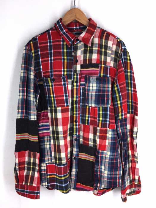 DENIM & SUPPLY RALPH LAUREN （デニムアンドサプライ ラルフローレン） パッチワークネルシャツ メンズ トップス