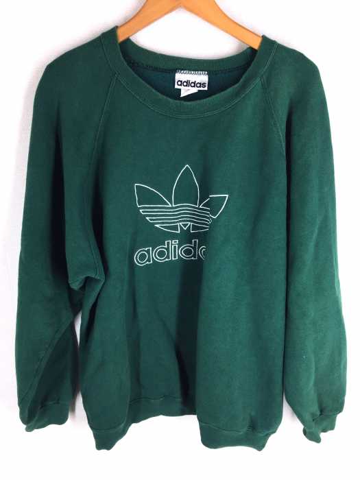 adidas （アディダス） USA製 ビンテージ ロゴ刺繍スウェット メンズ トップス