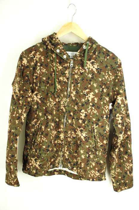 BEAUTY & YOUTH UNITED ARROWS (ビューティーアンドユースユナイテッドアローズ) BST JET/P BEACH PARKA デジカモ柄ジップアップフーディー メンズ アウター