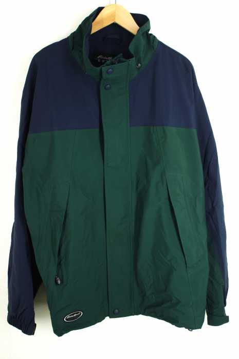 Eddie Bauer (エディーバウアー) GORE-TEX EBTEK Blue Hooded Full Zip Lined Jacket メンズ アウター