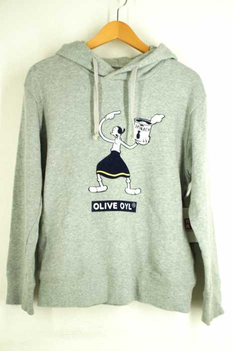 ROSE BUD (ローズバッド) POPEYE OLIVE OYL プリントパーカー レディース トップス