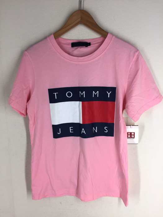 TOMMY HILFIGER（トミーヒルフィガー） TOMMY JEANS ロゴプリントクルーネックカットソー レディース トップス