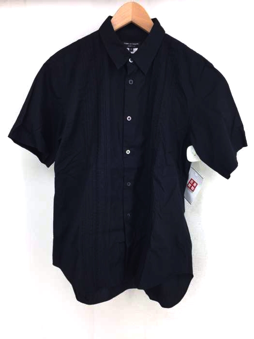 COMME des GARCONS HOMME PLUS（コムデギャルソンオムプリュス） AD2011 半袖 フロントデザインボタンシャツ メンズ トップス