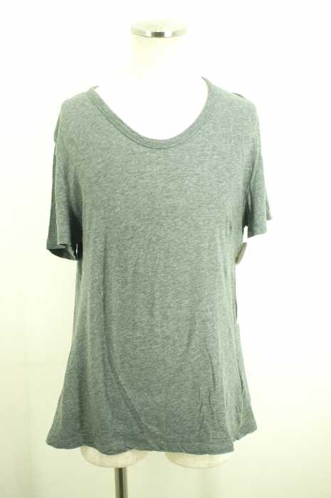 T by Alexander Wang (ティーバイアレキサンダーワン) Uネックカットソー メンズ トップス