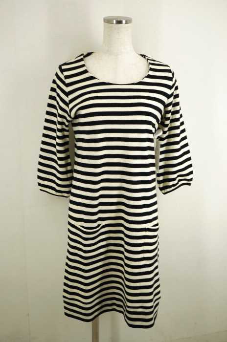 The Way of Chic Ray BEAMS （） ボーダー柄五分丈ワンピース レディース ワンピース