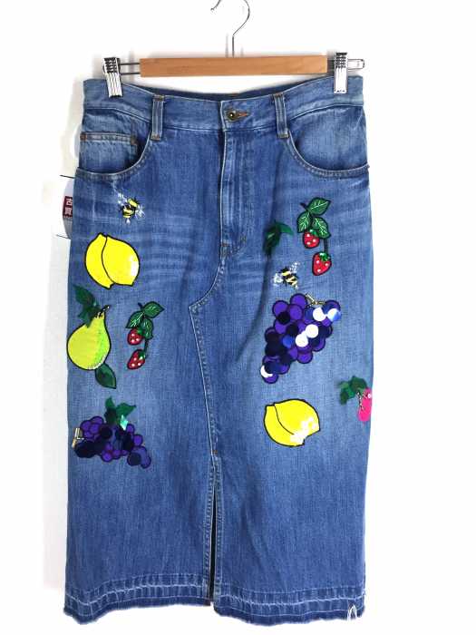 MUVEIL(ミュベール) Patches Straight Skirt レディース スカート