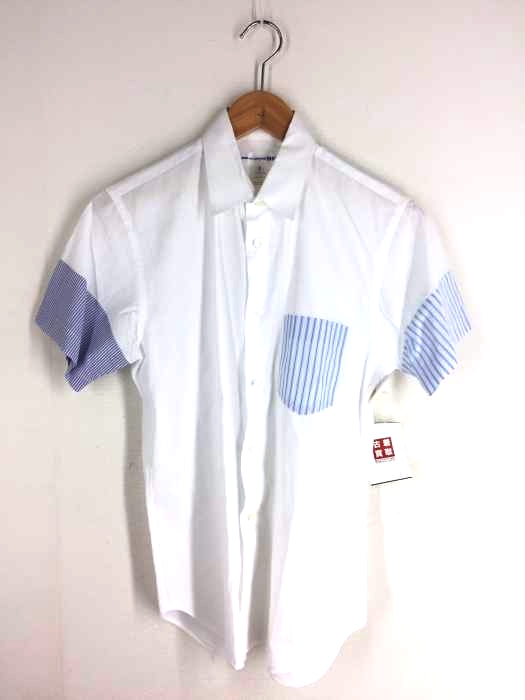 COMME des GARCONS SHIRT(コムデギャルソンシャツ) 半袖切替シャツ メンズ トップス