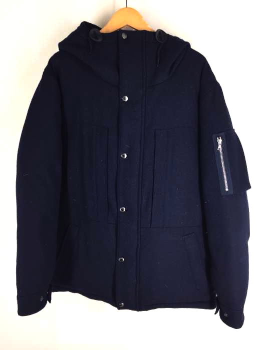 uniform experiment（ユニフォームエクスペリメント） WOOL MELANGE HOODED DOWN BLOUSON メンズ アウター