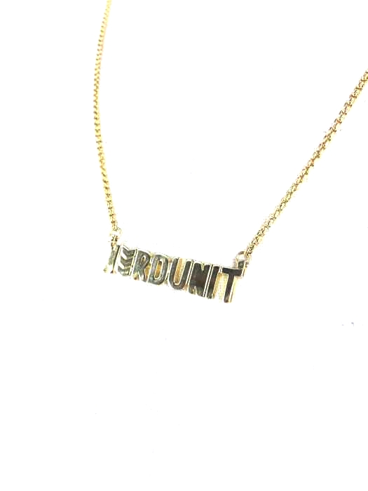 NURDUNIT（ナードユニット） NAMEPLATE NECKLACE メンズ アクセサリー