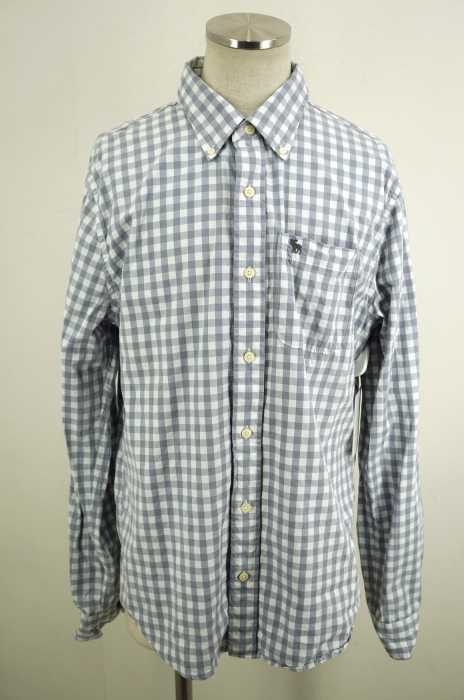 Abercrombie & Fitch （アバクロンビーアンドフィッチ） ギンガムチェックボタンダウンシャツ メンズ トップス