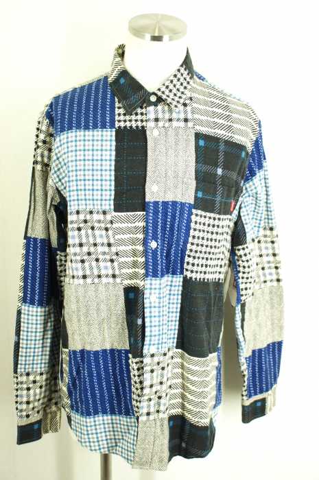 Supreme （シュプリーム） Printed Patchwork Flannel Shirt メンズ トップス