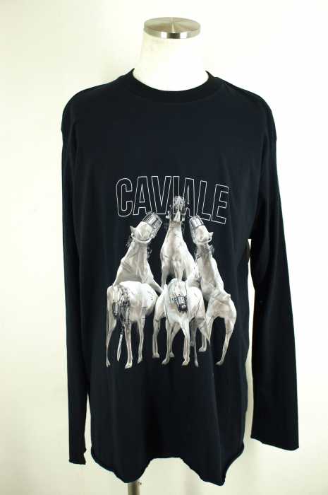 CAVIALE (カビアーレ) ドーベルマンプリント メンズ トップス