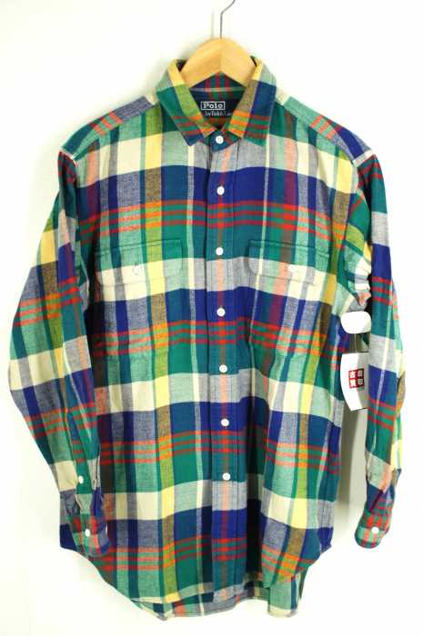 Polo by RALPH LAUREN （ポロバイラルフローレン） チェック柄ネルシャツ メンズ トップス