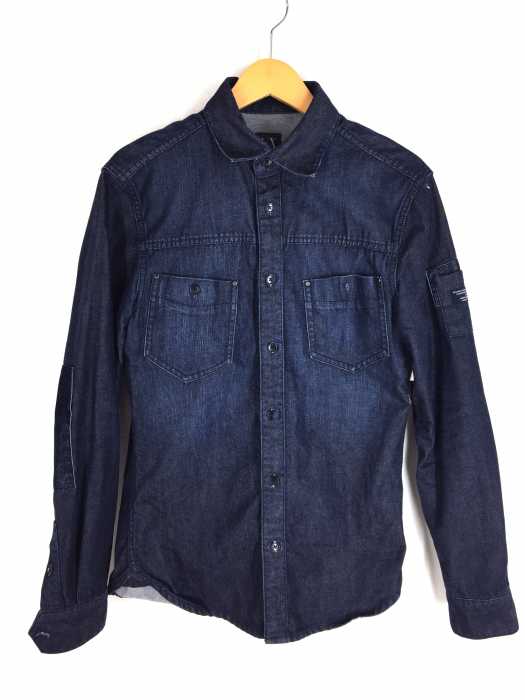 ARMANI EXCHANGE（アルマーニエクスチェンジ） インディゴ デニムシャツ メンズ トップス