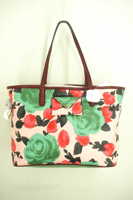 Marc by Marc Jacobs （マークバイマークジェイコブス） ローズプリントボーダートートバッグ レディース バッグ