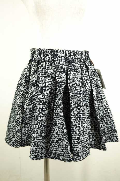 Discoat （ディスコート） 総柄刺繍イージーフレアスカート レディース スカート