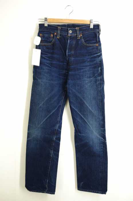 Levi's （リーバイス） 501XX USA製 1955年モデル復刻 加工セルビッチデニムパンツ メンズ パンツ