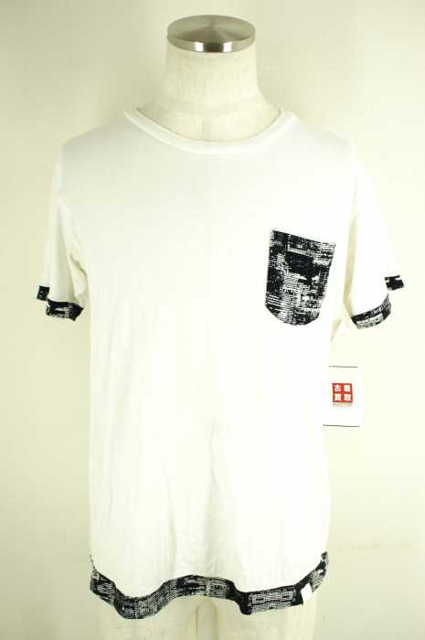 WHITE MOUNTAINEERING (ホワイトマウンテニアリング) レイヤード調 ポケットTシャツ メンズ トップス