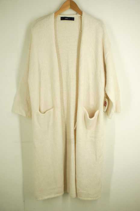 ZARA KNIT（ザラニット） アルパカ混ロングカーディガン レディース アウター