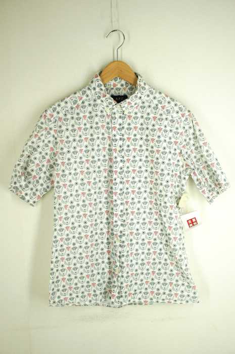 A.P.C. (アーペーセー) RUE DE FLEURUS PARIS フランス製 総柄半袖シャツ メンズ トップス