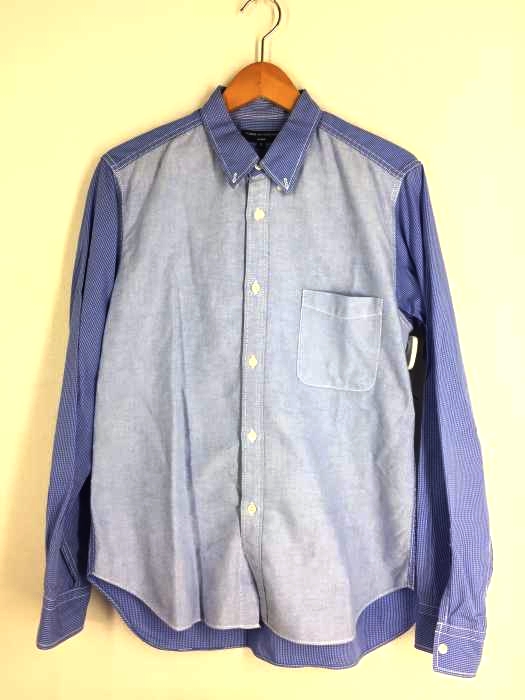 COMME des GARCONS HOMME(コムデギャルソンオム) AD2011 切替ボタンダウンシャツ レディース トップス