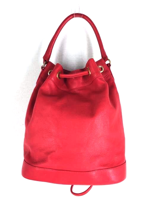 tsumori chisato CARRY（ツモリチサトキャリー） 2WAY巾着レザーハンドバッグ レディース バッグ