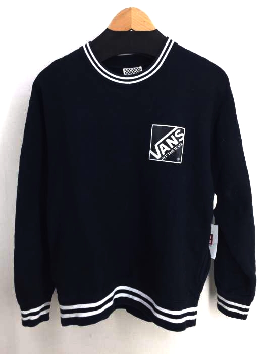 VANS（バンズ） 裏起毛 バックロゴ サイドポケット付きトレーナー レディース トップス