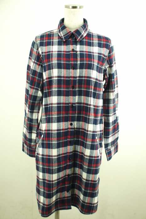 CECIL McBEE（セシルマクビー） チェック柄ボタンシャツワンピース レディース トップス
