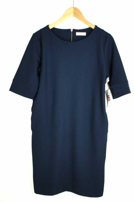 BEAUTY & YOUTH UNITED ARROWS  （ビューティーアンドユースユナイテッドアローズ） サッカーバックジップ5分袖ワンピ レディース ワンピース