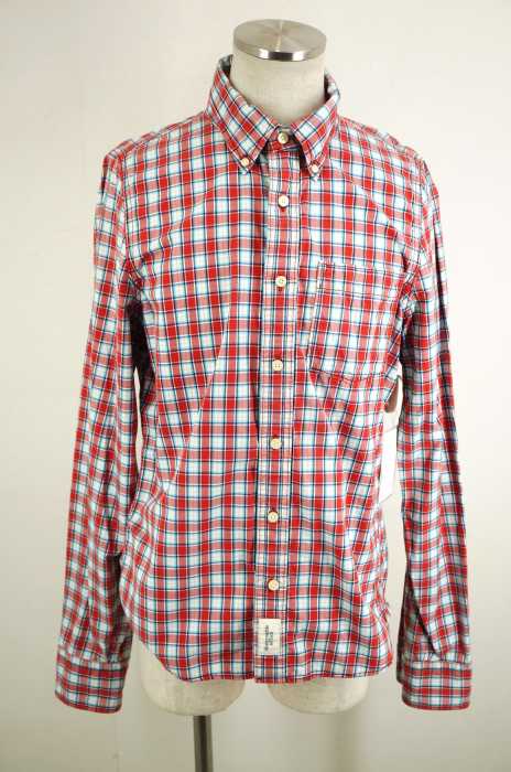 Abercrombie & Fitch （アバクロンビーアンドフィッチ） チェック柄ボタンダウンシャツ メンズ トップス