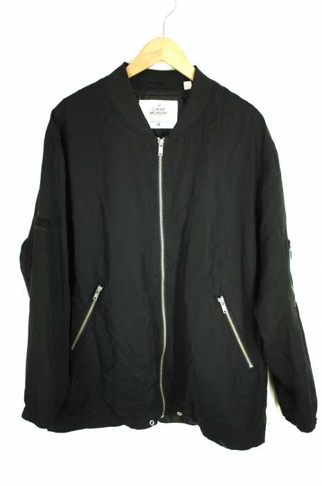 CHEAP MONDAY (チープマンデー) MA-1 boom bomber black メンズ アウター