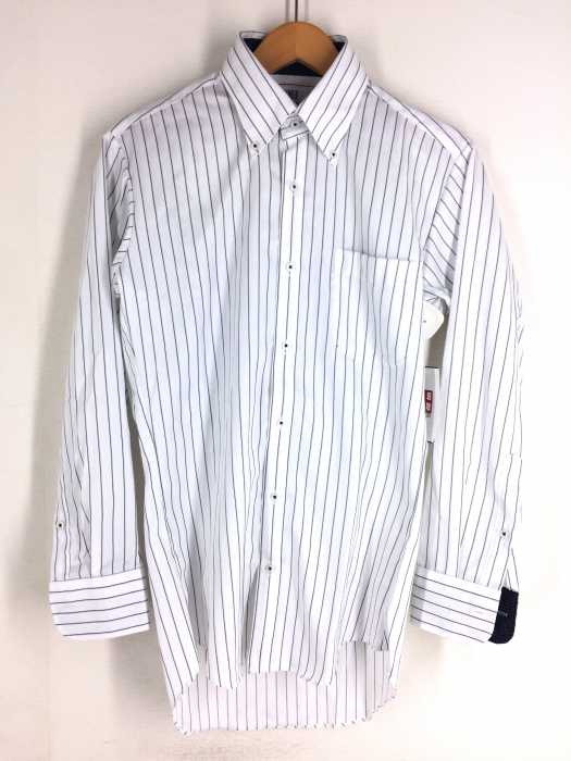 BRICK HOUSE by Tokyo Shirts（ブリック ハウス バイ トウキョウシャツ） Slim Fit コットンストライプ長袖シャツ メンズ トップス