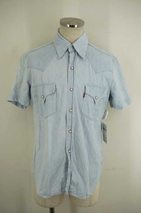 Levi's （リーバイス） ヒッコリーストライプウエスタンシャツ メンズ トップス