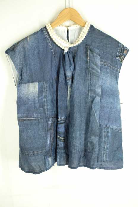JUNYA WATANABE COMME des GARCONS （ジュンヤワタナベコムデギャルソン） denim AD2014 転写プリント レディース トップス