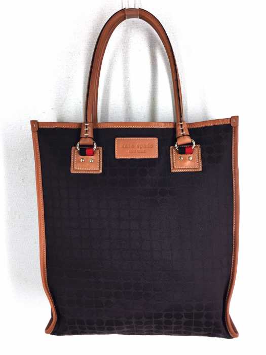 Kate spade(ケイトスペード) レザー トートバッグ ジャガード レディース バッグ