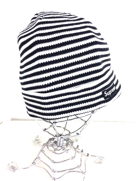 Supreme（シュプリーム） 11AW Micro Stripe Beanie ボーダーニットキャップ メンズ 帽子