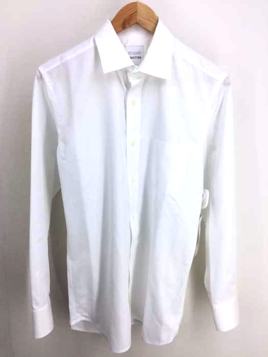 TROTTER MACKINTOSH PHILOSOPHY（トロッター マッキントッシュフィロソフィー） フィラメントドビーストライプ セミワイド トロッターシャツ メンズ トップス