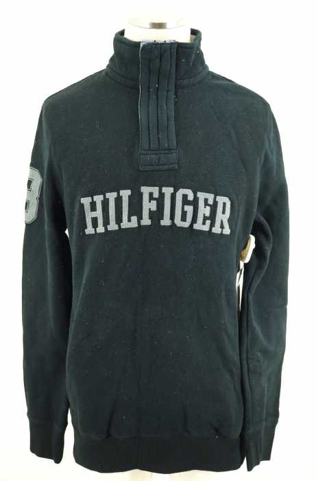 TOMMY HILFIGER （トミーヒルフィガー） ロゴ刺繍プルオーバースウェットトップス メンズ トップス