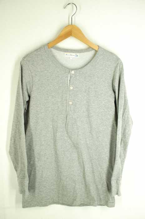 Merz b. Schwanen(メルツ ベー シュヴァーネン) ヘンリーネックロングTシャツ メンズ トップス