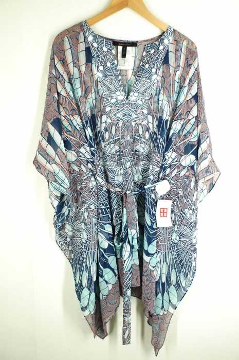 BCBG MAXAZRIA（ビーシービージーマックスアズリア） 総柄シフォンワンピース レディース ワンピース