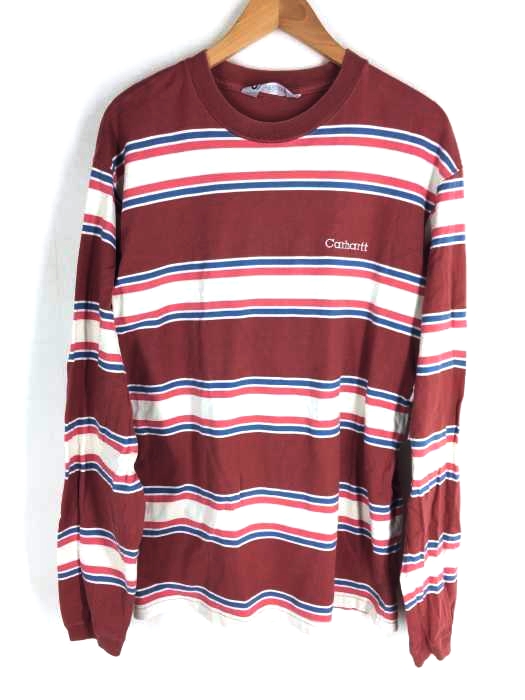 Carhartt(カーハート) ボーダークルーネックロングスリーブTシャツ メンズ トップス