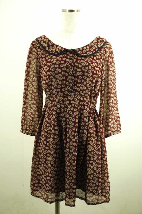 archives (アルシーヴ) 花柄シフォンワンピース レディース ワンピース
