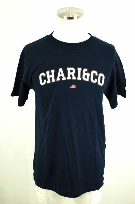 chari&co　 （チャリアンドコー） ロゴプリントTシャツ メンズ トップス