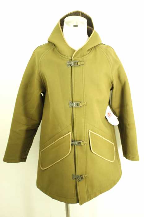 NIGEL CABOURN × Harris Tweed （ナイジェルケーボン × ハリス ツイード） BENCH COAT ボンディング加工フード付きベンチコート メンズ アウター